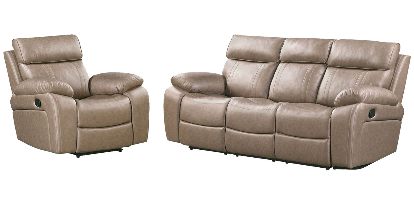 Parker Living Theon - Stokes Toffee Manual Reclining Sofa and Recliner